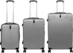 3-teiliges ABS Kofferset Vertical Line Platin – Bild 2
