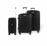 3-teiliges ABS Kofferset Travelstar schwarz