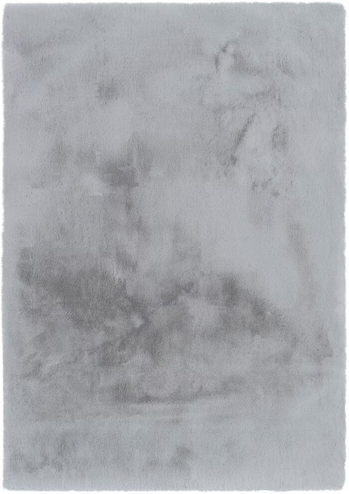 Hochflorteppich in Grau 60 x 110 cm – Bild 3