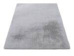 Hochflorteppich in Grau 60 x 110 cm – Bild 5