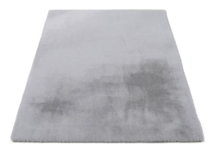 Hochflorteppich in Grau 60 x 110 cm – Bild 5