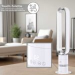 Leiser Turmventilator mit Fernbedienung - 9 Stunden Timer - 10 Geschwindigkeiten - 90° Oszillation - Energieeffizient & Sicher für Babys – Bild 5
