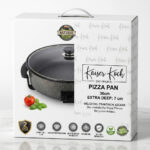 Kaiser Koch Elektrische Pizza-Pfanne Ø 36 cm | Extra Tief 7 cm | 1500 W | Mit Glasdeckel | Antihaftbeschichtung – Bild 2